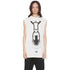 JULIUS 897CPM6 Off White / anima Sleeve Less Tee